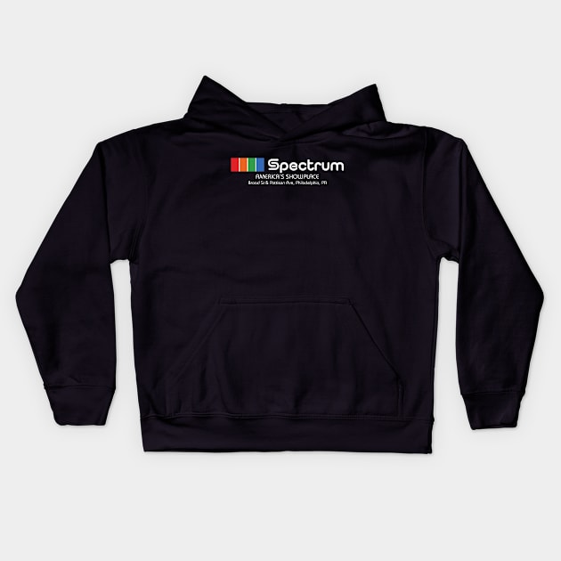 The Spectrum, Philadelphia, PA Kids Hoodie by Tee Arcade